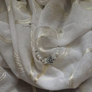 White Turtle Charm Bracelet