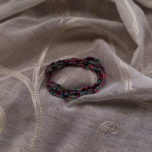 Yellow, Baby Pink & Bronze Waist Beads